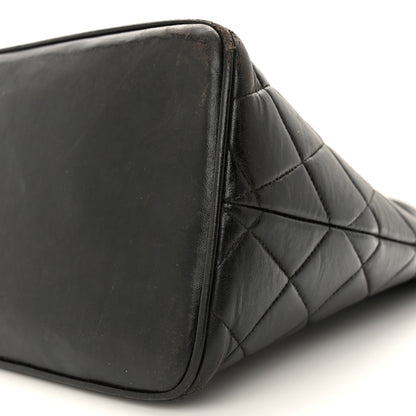 Chanel Lambskin Quilted Medallion Tote Black 11 of 17