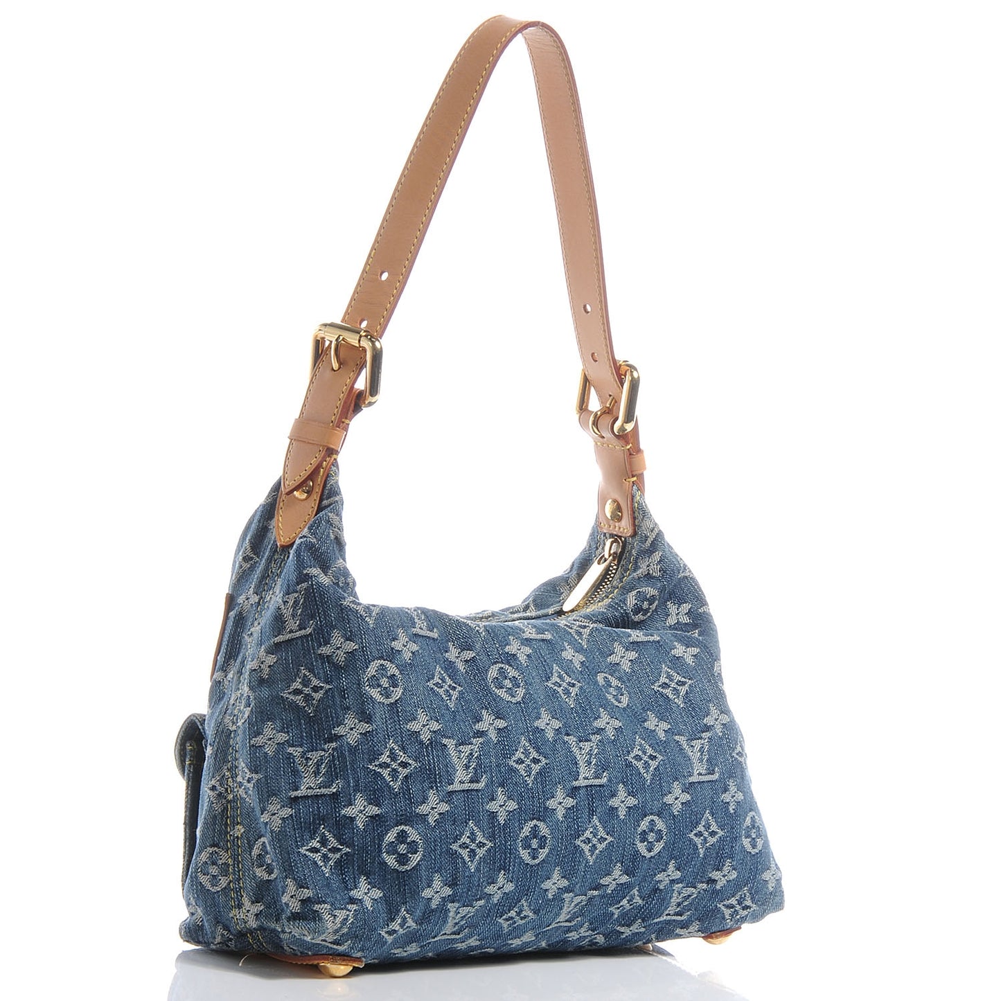 Monogram Denim Baggy PM Blue