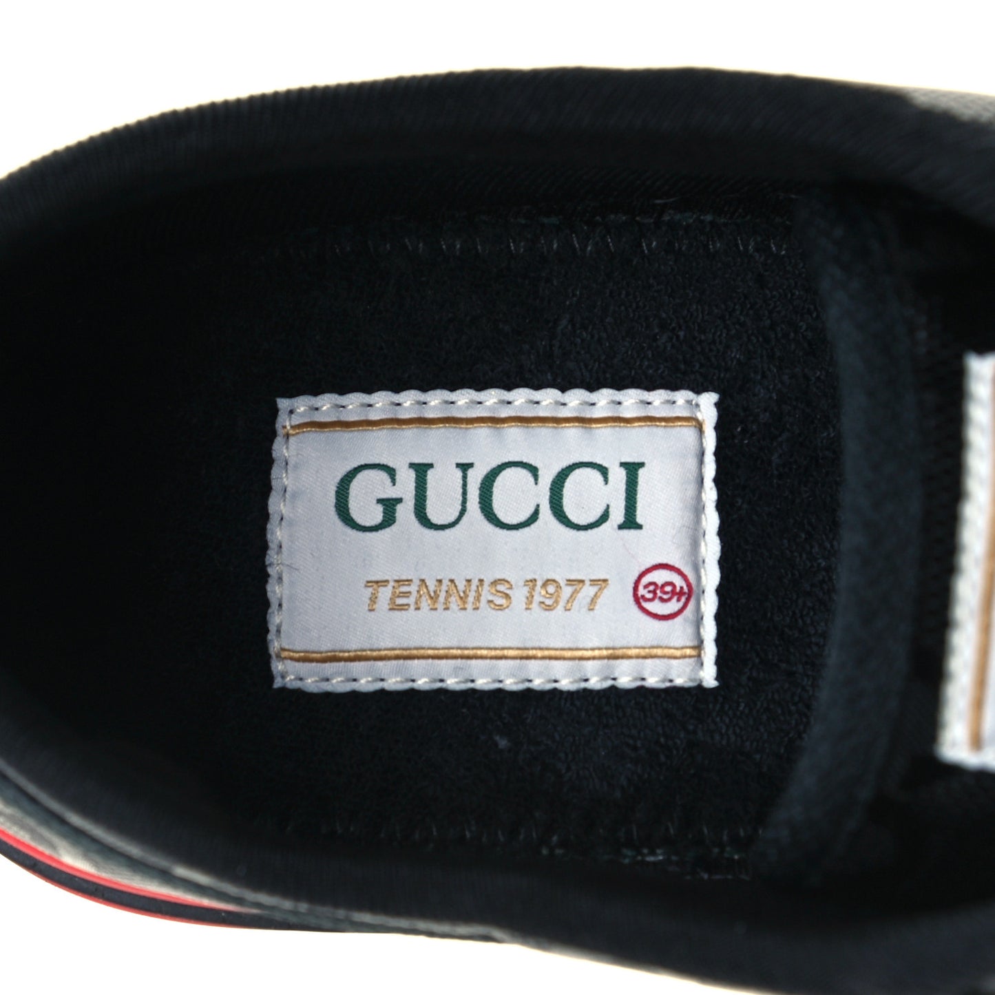 Econyl Nylon Web Monogram Off The Grid Womens 1977 Tennis Sneakers 39.5 Black