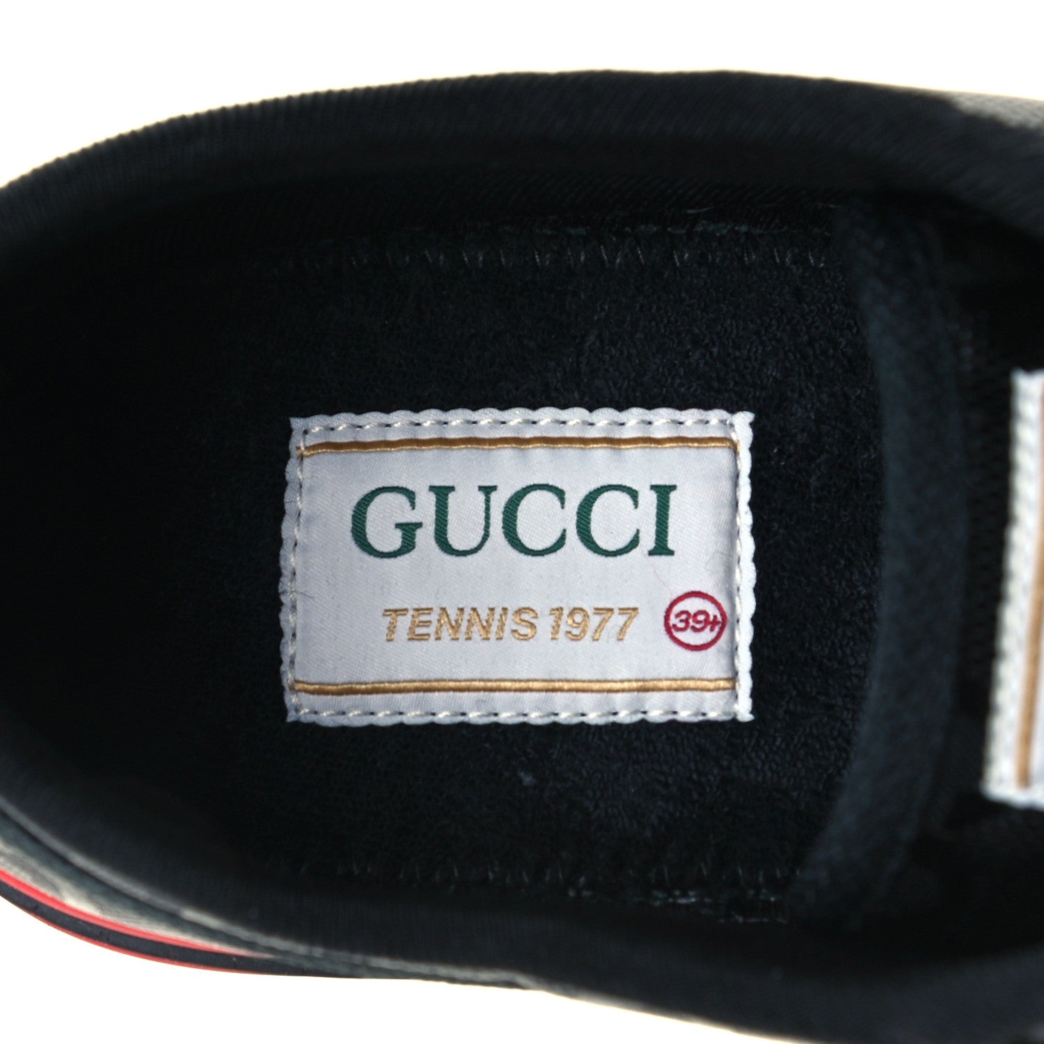 Gucci Econyl Nylon Web Monogram Off The Grid Womens 1977 Tennis Sneakers 39.5 Black 9 of 10