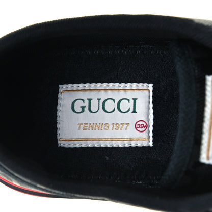 Gucci Econyl Nylon Web Monogram Off The Grid Womens 1977 Tennis Sneakers 39.5 Black 9 of 10