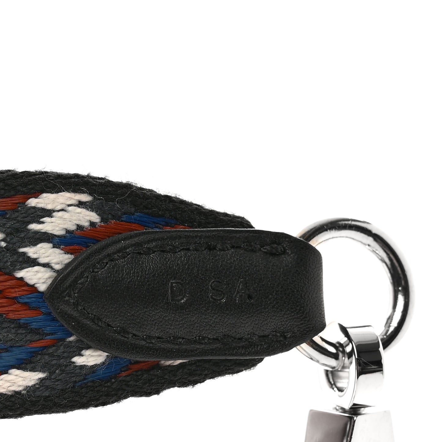 Toile Swift 25mm Sangle Cavale Shoulder Strap Black White Deep Blue