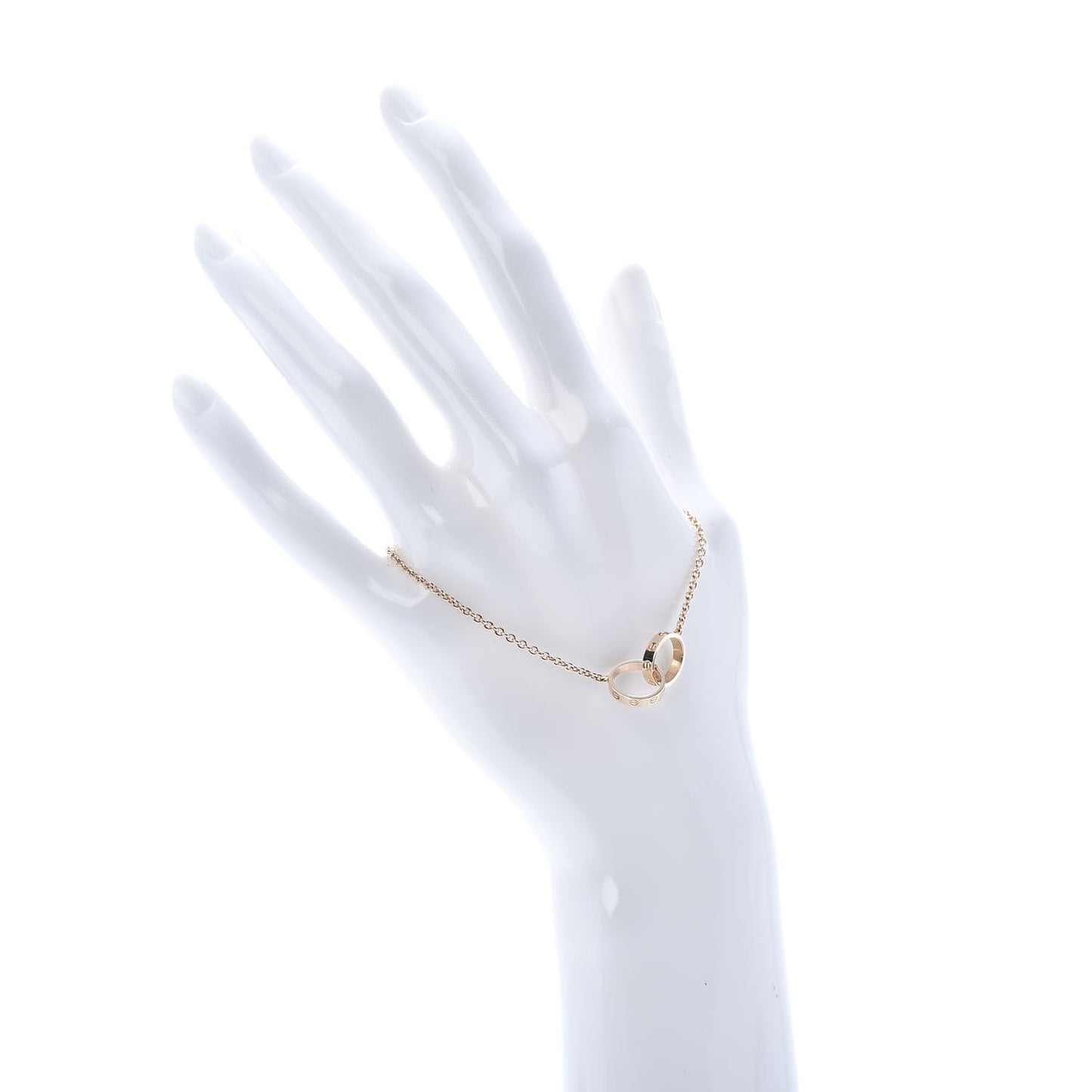 18K Pink Gold Interlocking LOVE Bracelet