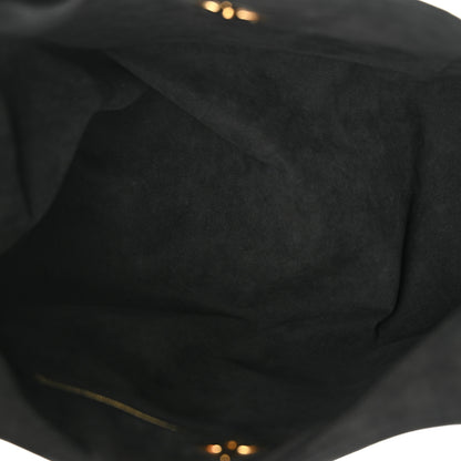Louis Vuitton Monogram Flower Hobo Black 5 of 10