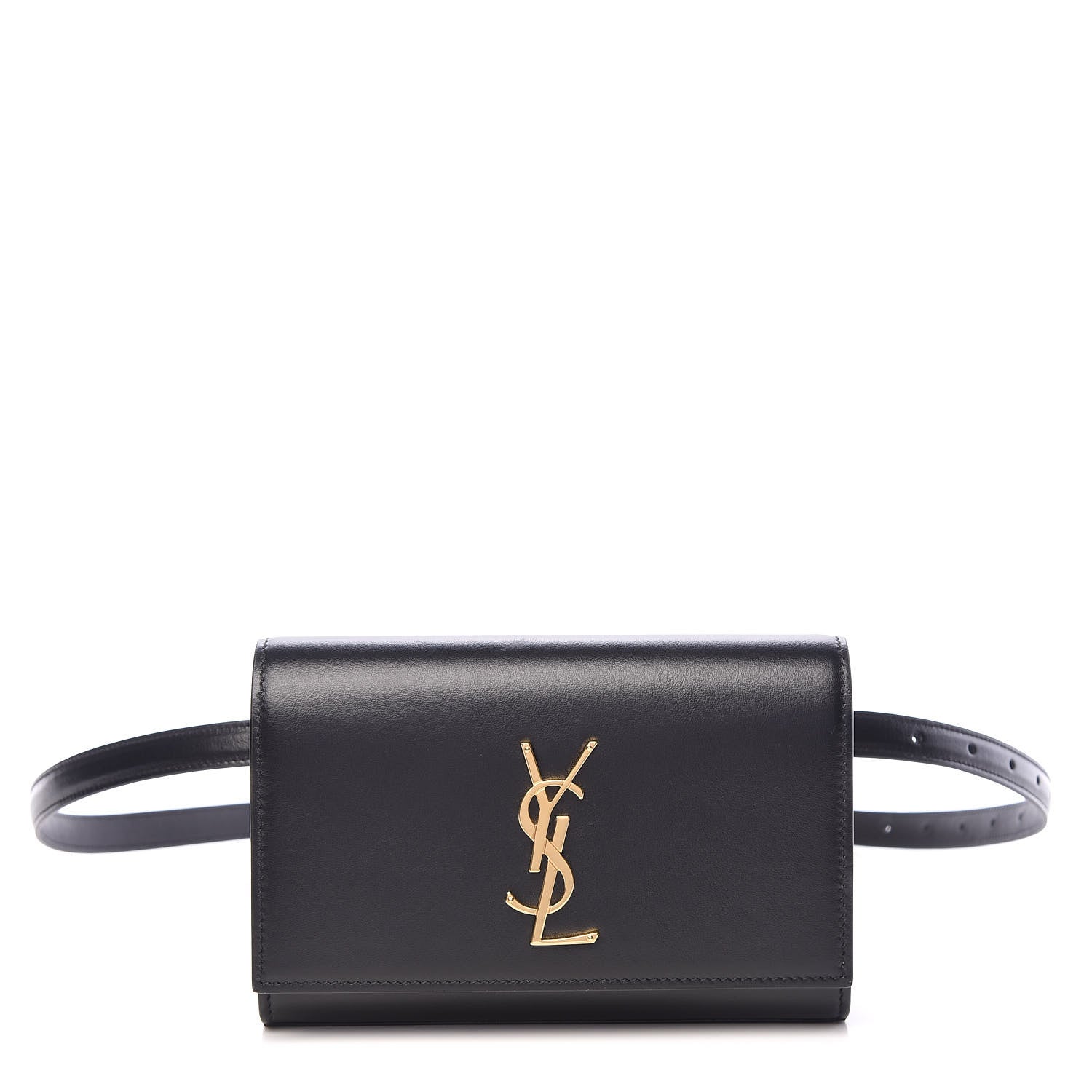 Saint Laurent Smooth Calfskin Monogram Kate Belt Bag Black 1 of 10