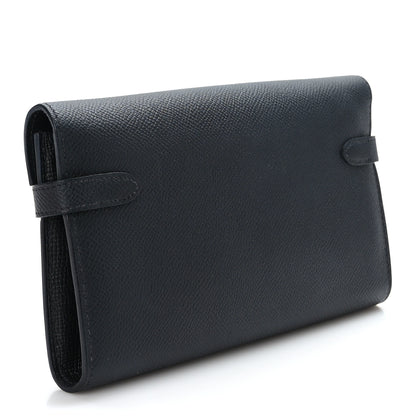Hermes Epsom Kelly Longue Wallet Black 3 of 8
