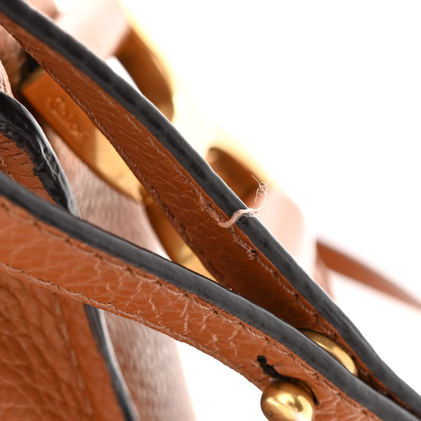 Calfskin Small Marcie Satchel Tan