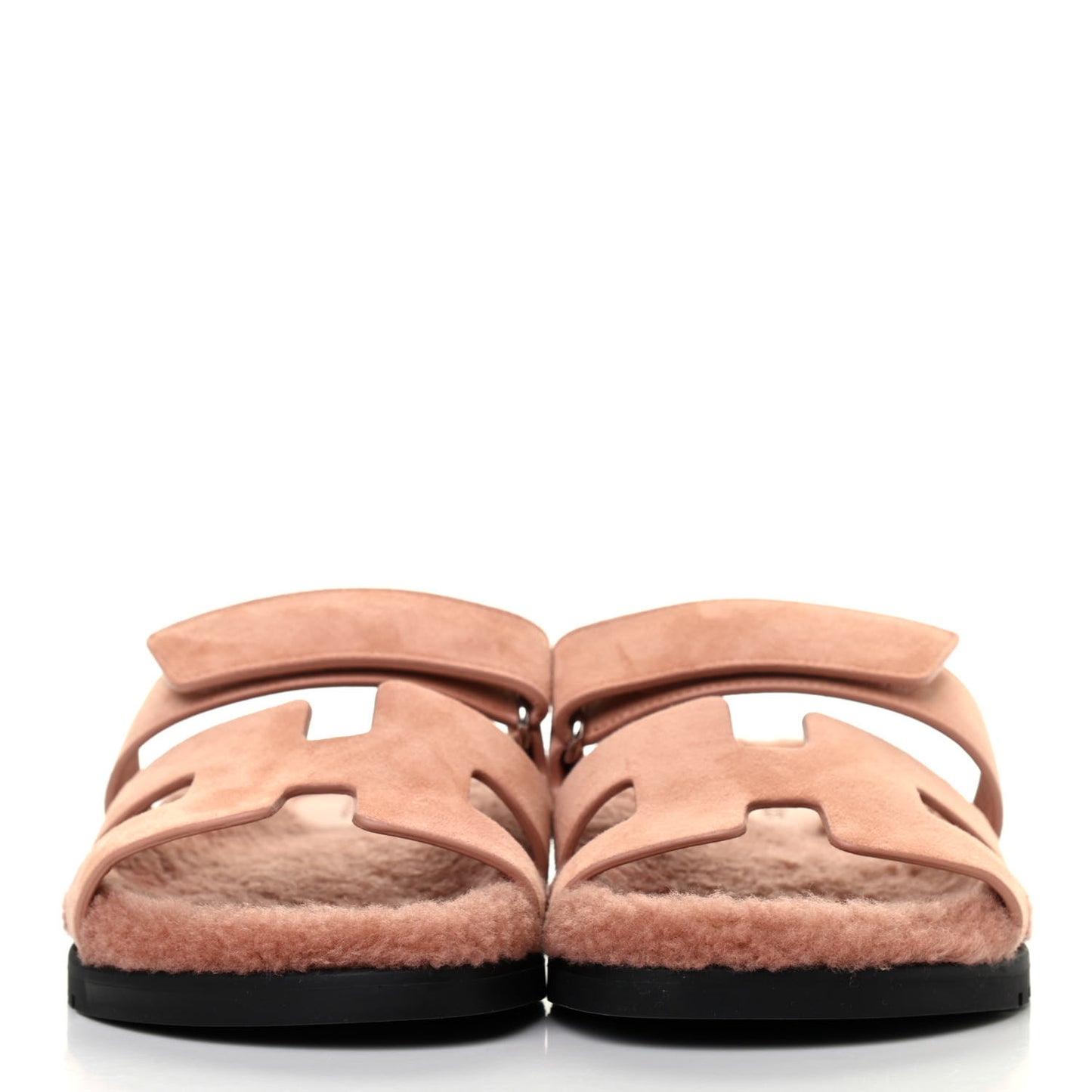 Suede Goatskin Woolskin Womens Chypre Sandals 38 Rose Aube