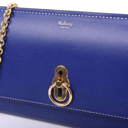 Mulberry Smooth Calfskin Amberley Convertible Clutch Cobalt Blue 9 of 9