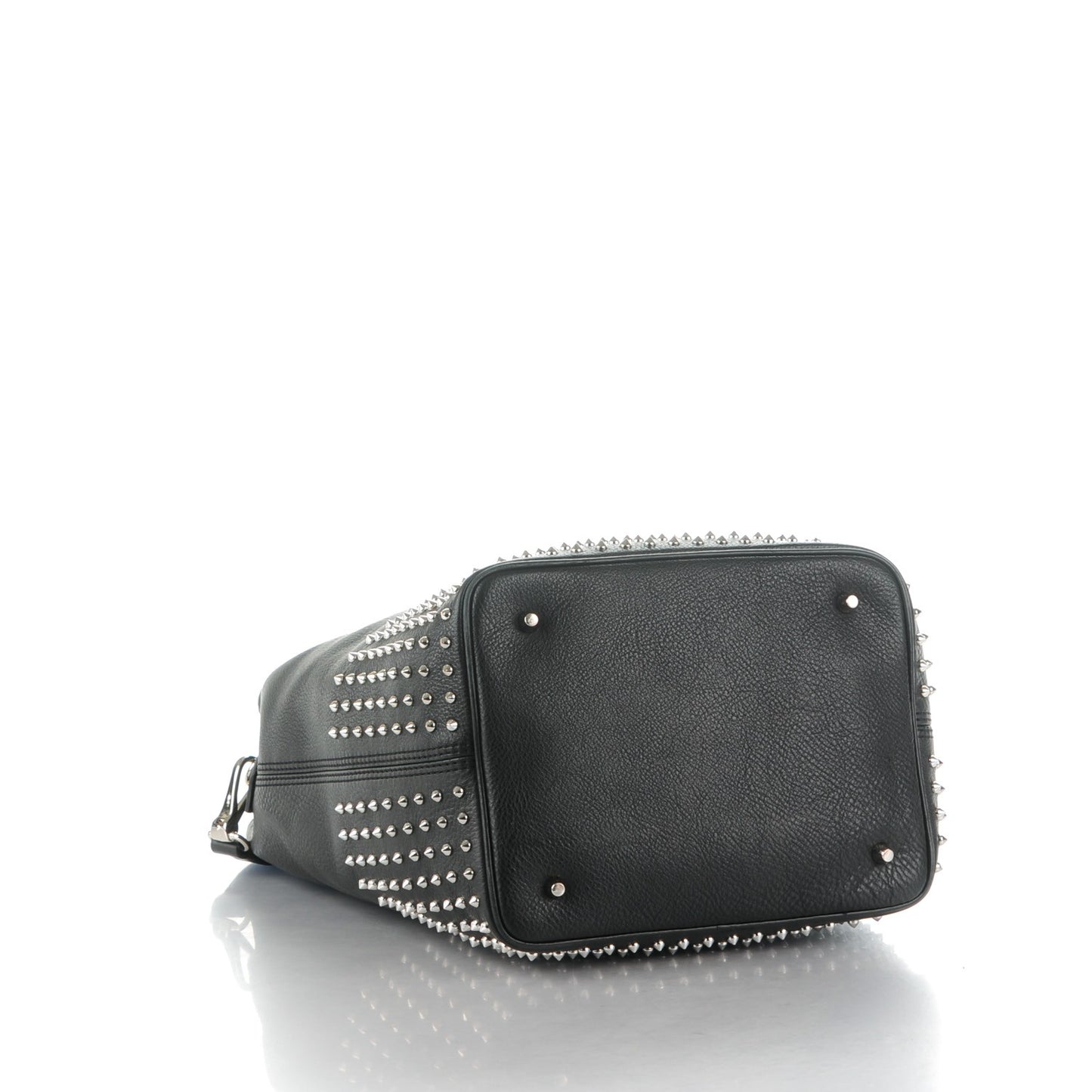 Calfskin Studded Medium Susanna Hobo Black