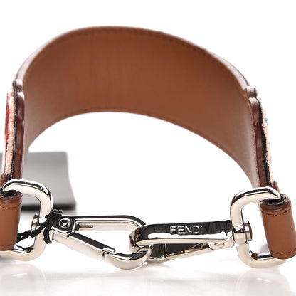 Fendi Velvet Fun Fair Mini Strap You Pink Brown Multicolor 2 of 5