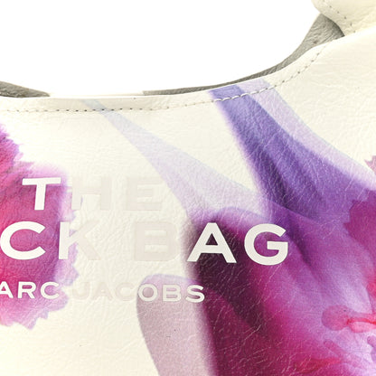 Marc Jacobs Crinkled Calfskin Future Floral Mini The Sack Bag White Multicolor 7 of 12