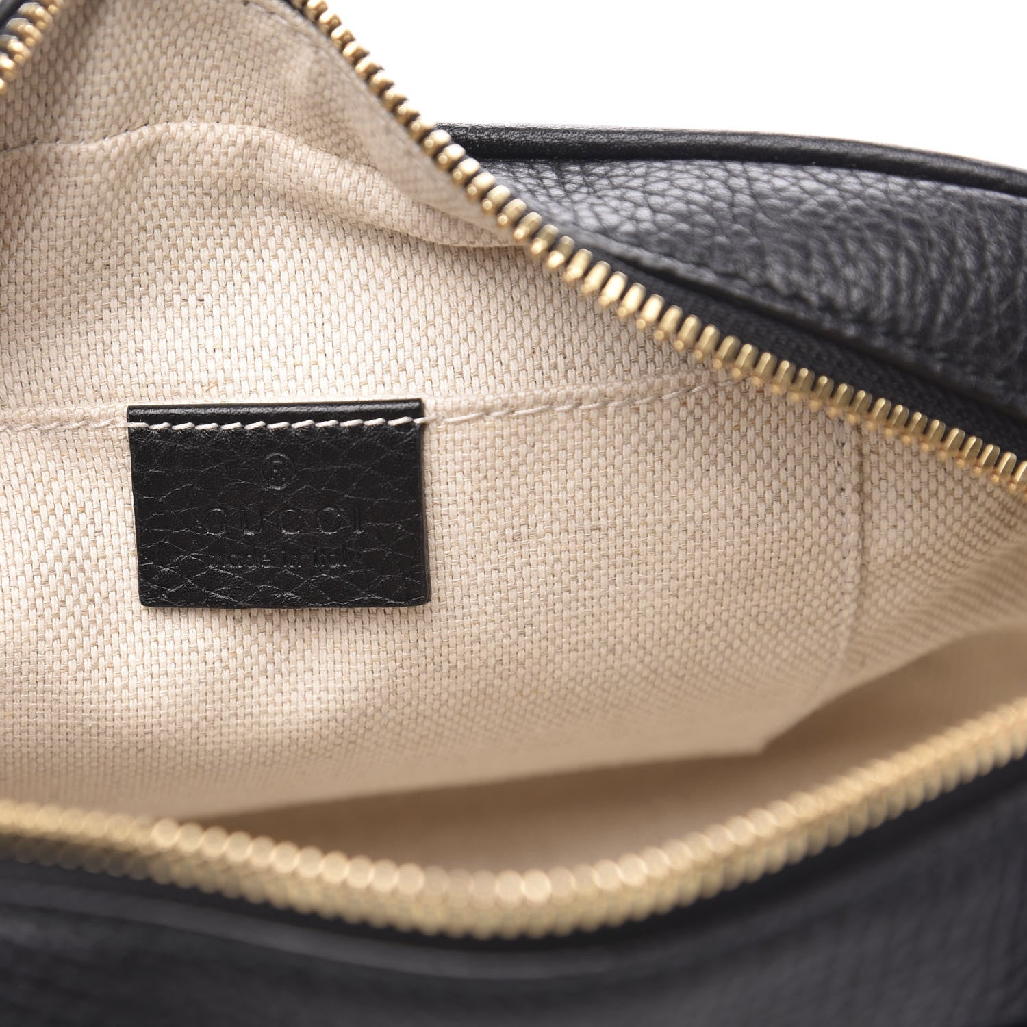 Gucci Pebbled Calfskin Small Soho Disco Bag Black 6 of 10