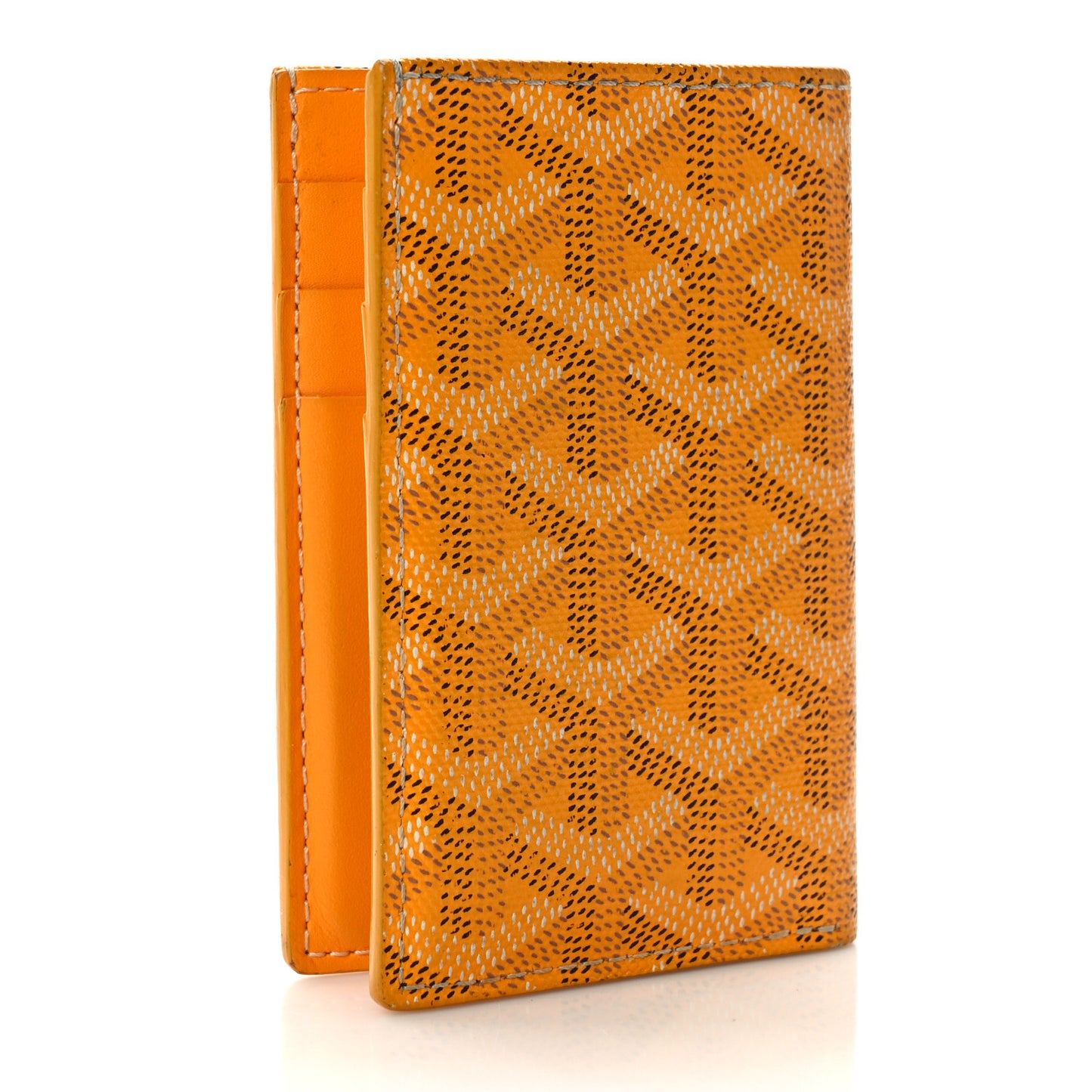 Goyardine Saint Pierre Card Holder Yellow