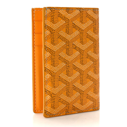 Goyard Goyardine Saint Pierre Card Holder Yellow 3 of 7