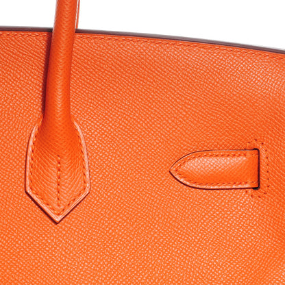 Hermes Epsom Birkin 35 Orange 28 of 28