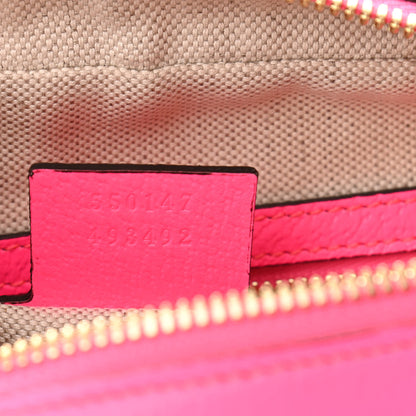 Gucci Canvas Flora Floral Shoulder Bag White Fuchsia Fluo 7 of 10