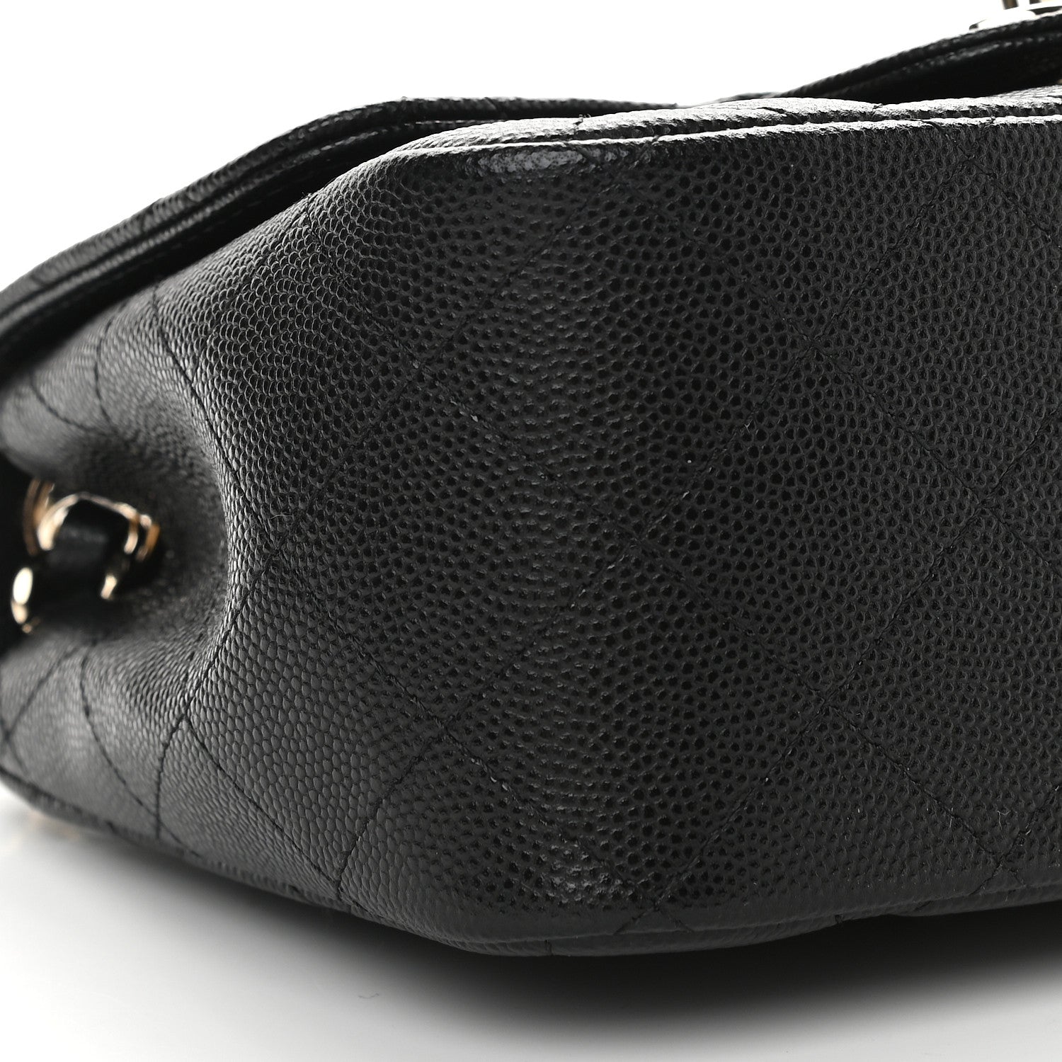 Chanel Caviar Quilted Mini Square Flap Black 8 of 9