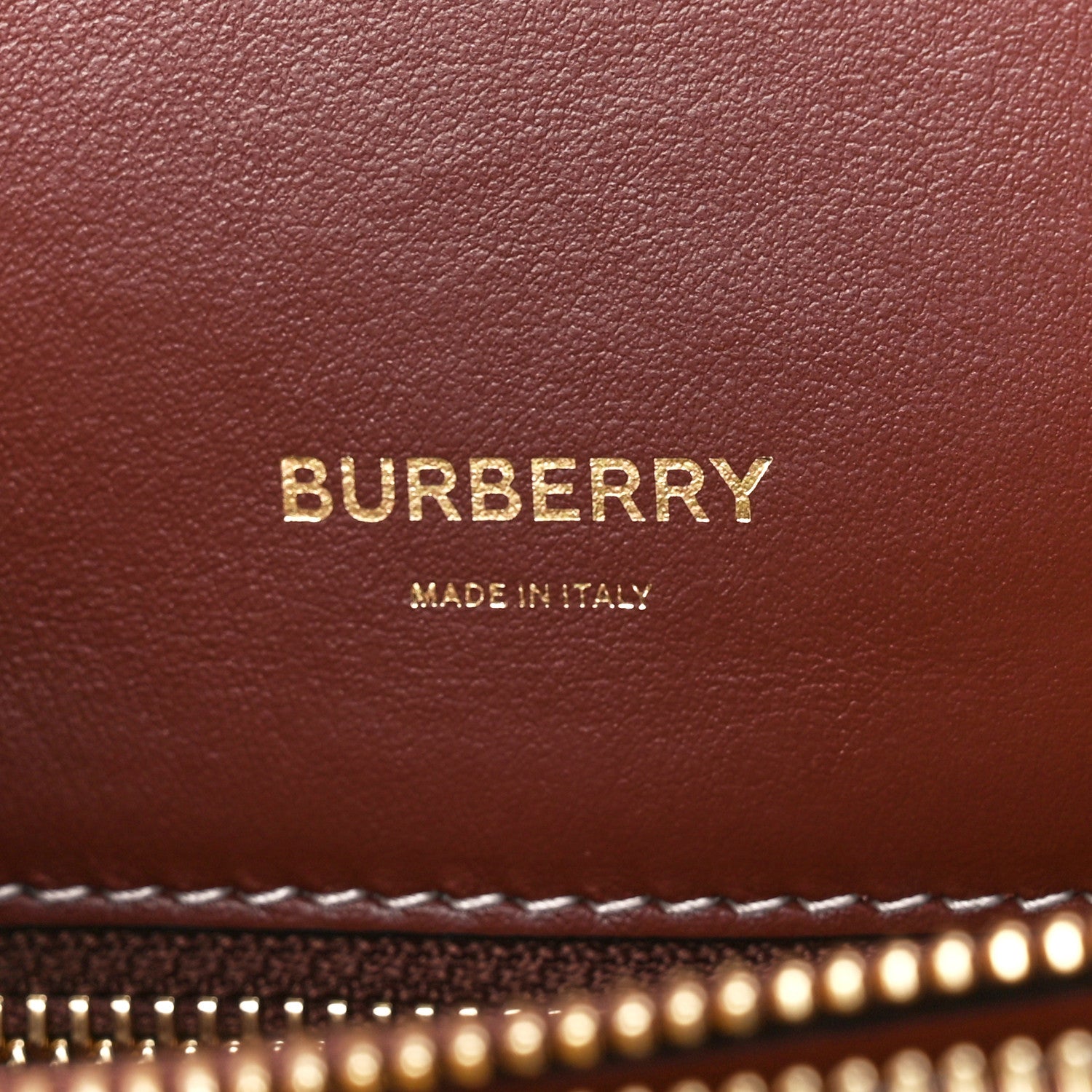 Burberry Calfskin Vintage Check Mini Two Handle Title Bag Black 6 of 11