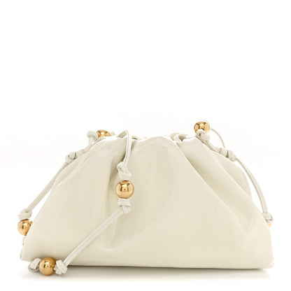 Bottega Veneta Patent Mini Pouch Chalk 1 of 11