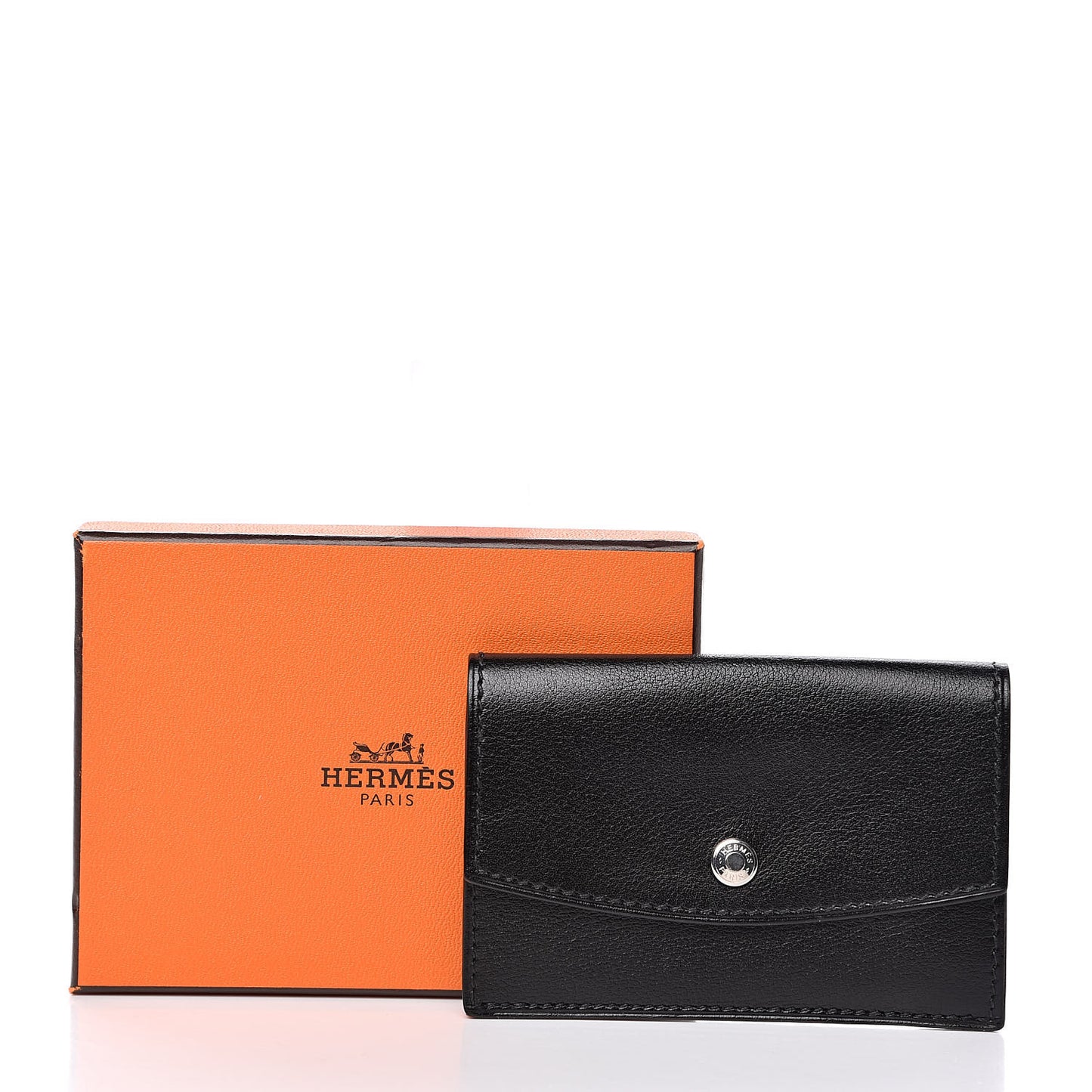 Box Envelope Card Holder Black