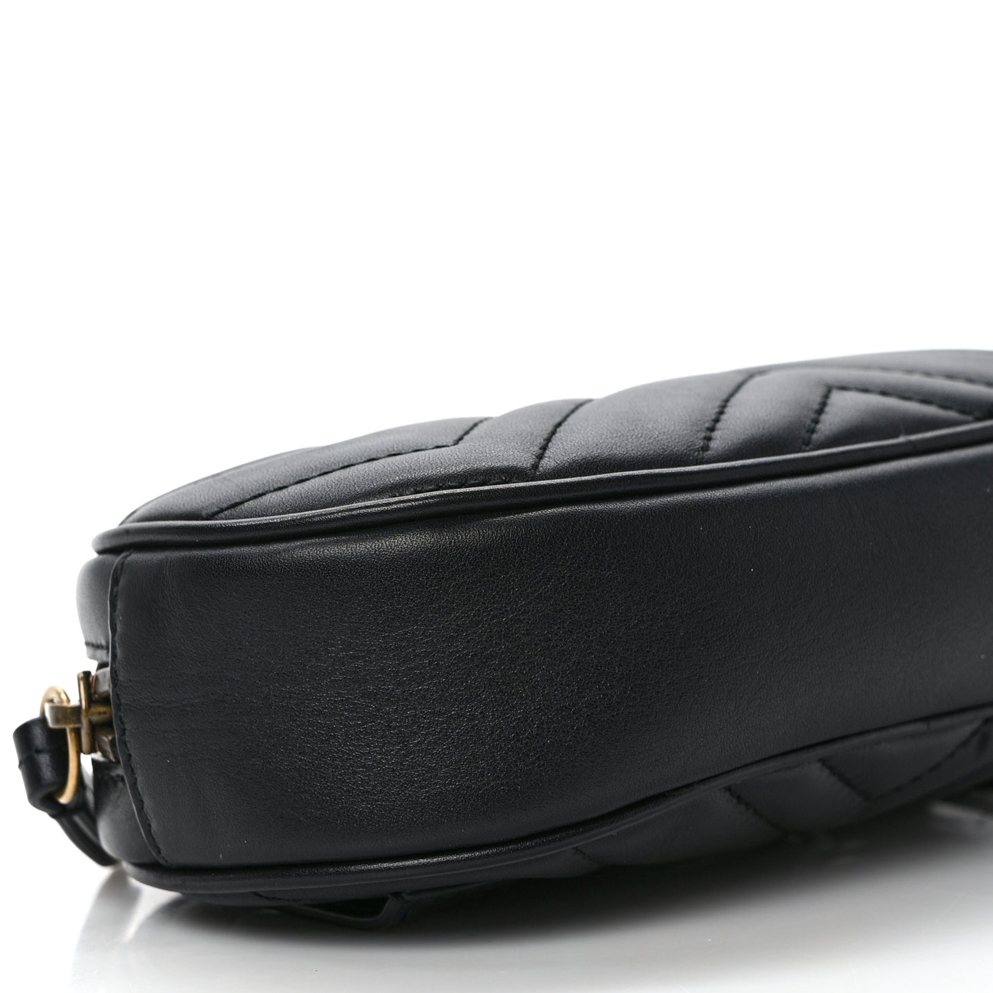 Calfskin Matelasse GG Marmont Belt Bag 85/34 Black