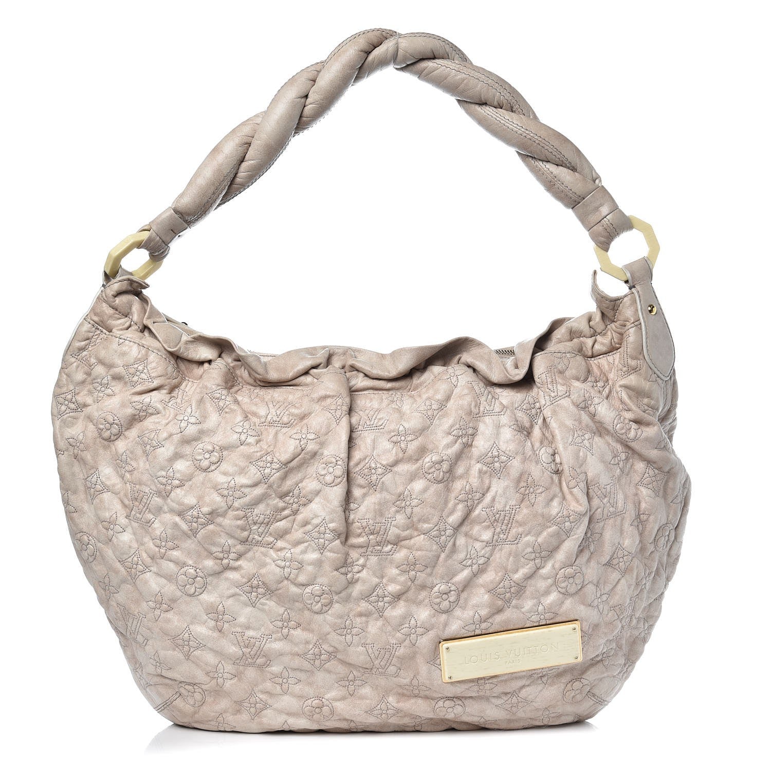 Louis Vuitton Lambskin Olympe Nimbus GM Ecru 1 of 11