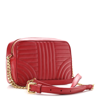 Prada Soft Calfskin Floral Diagramme Bag Fuoco 3 of 11