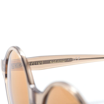 Celine Round Sunglasses CL40051F Transparent Orange 6 of 6