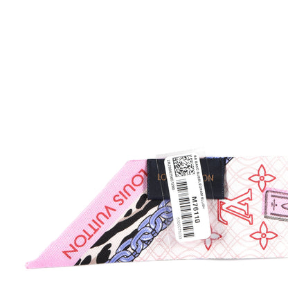 Louis Vuitton Silk Monogram Bubblegram BB Bandeau Blush 3 of 3