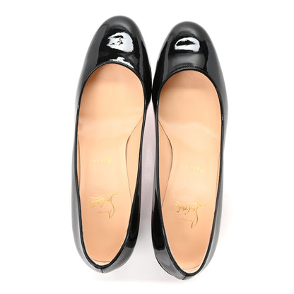 Christian Louboutin Patent Calfskin Miss Sab 55 Pumps 41 Black 2 of 9
