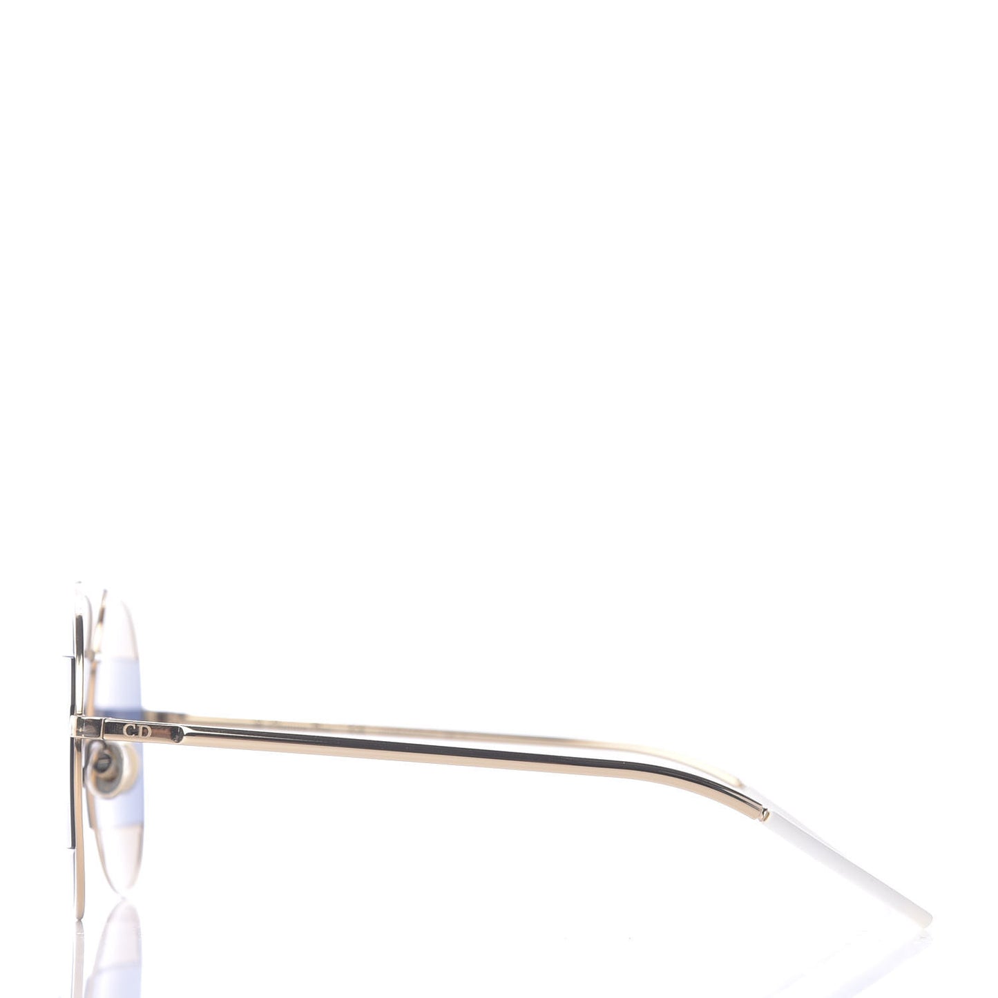 Split 1 Aviator Sunglasses Silver Blue