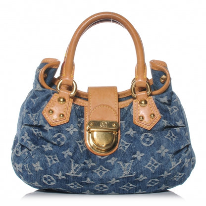 Louis Vuitton Monogram Denim Pleaty Blue 1 of 7
