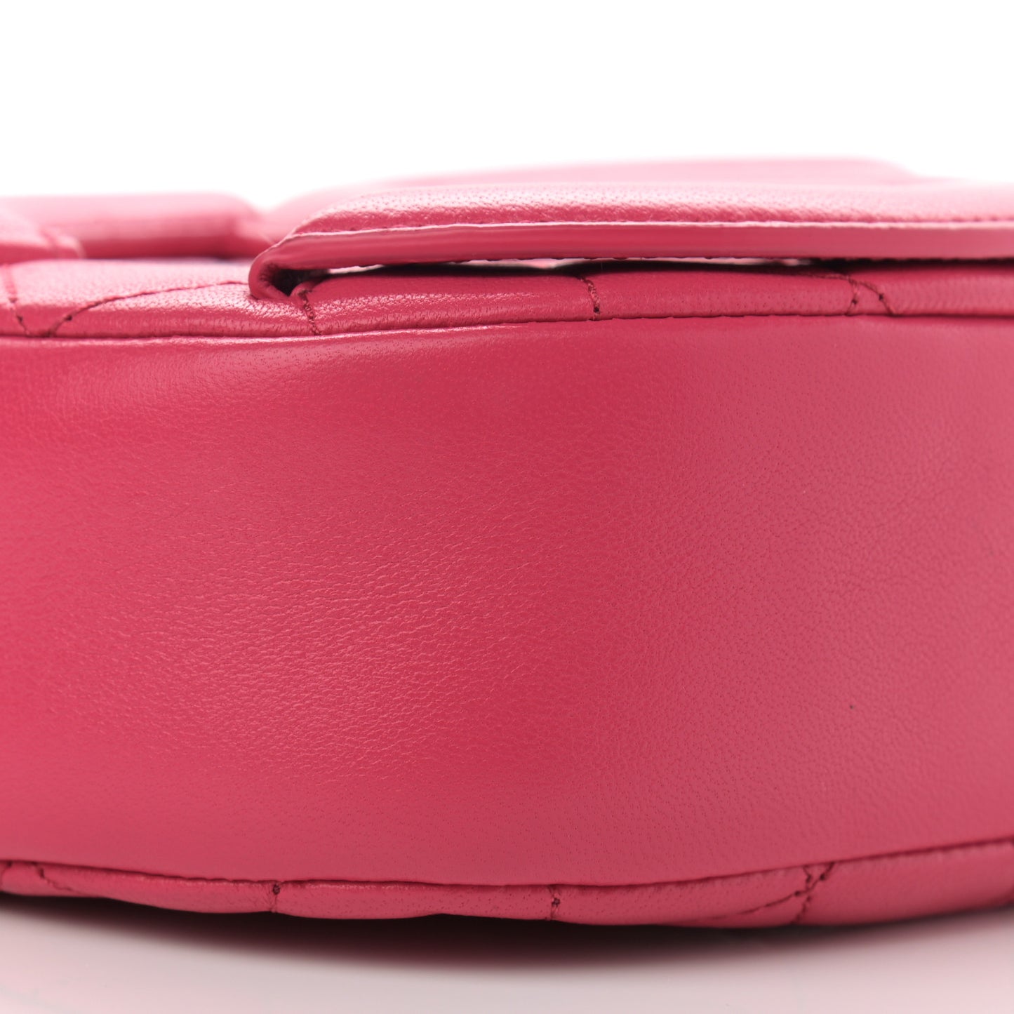 Lambskin Quilted Coco Midnight Camera Case Pink