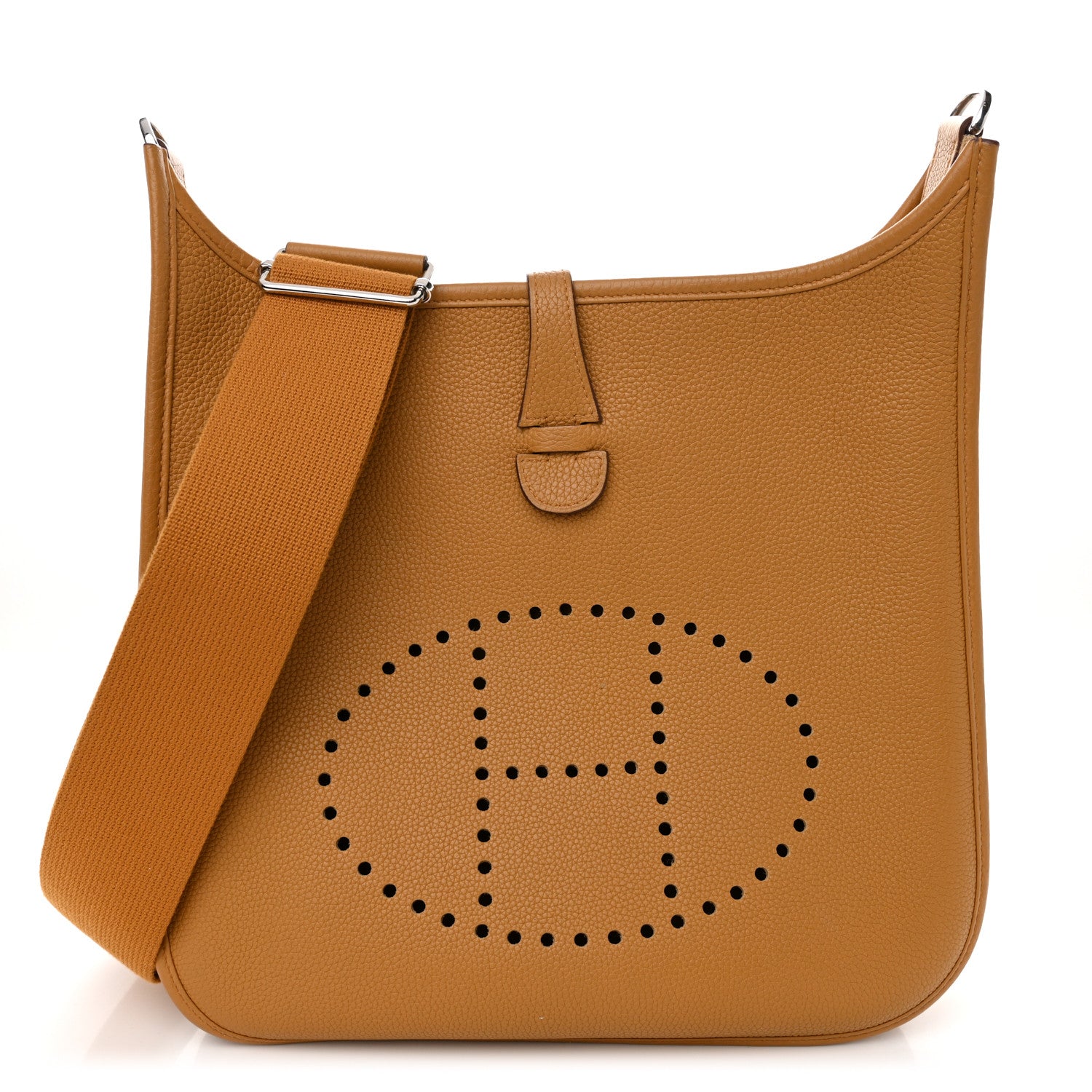 Hermes Taurillon Clemence Evelyne III PM Biscuit 1 of 11