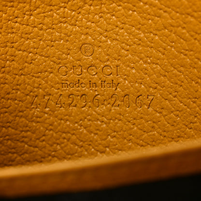 Gucci GG Supreme Monogram Neo Vintage Zip Around Card Case Beige Crop New Acero 6 of 7