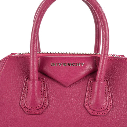 Givenchy Sugar Goatskin Mini Antigona Magenta 9 of 9