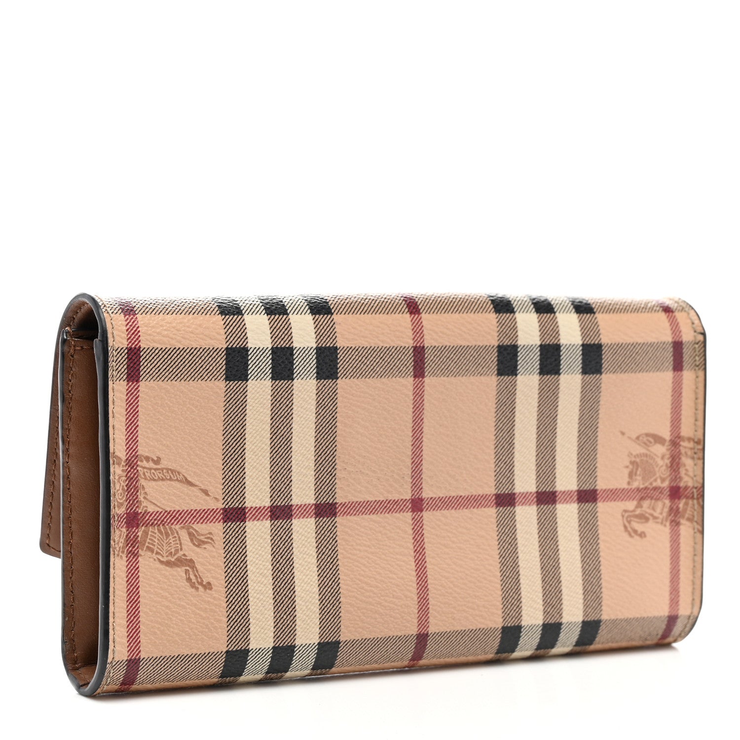 Burberry Haymarket Check Halton Wallet Tan 3 of 6