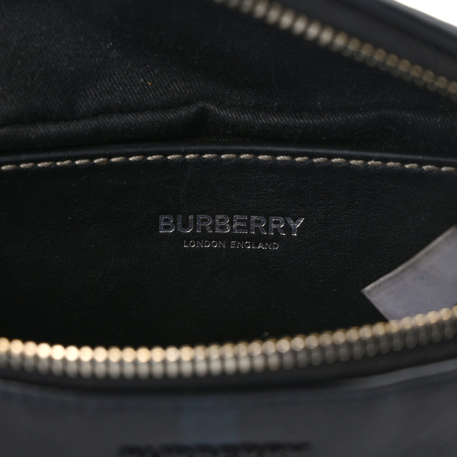 Burberry E-canvas Check Cason Mini Bum Bag Navy Blue 6 of 9