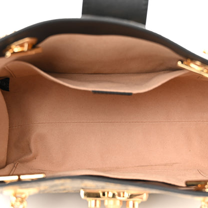 Gucci GG Supreme Monogram Bees Small Padlock Tote Beige Oro Black 5 of 11