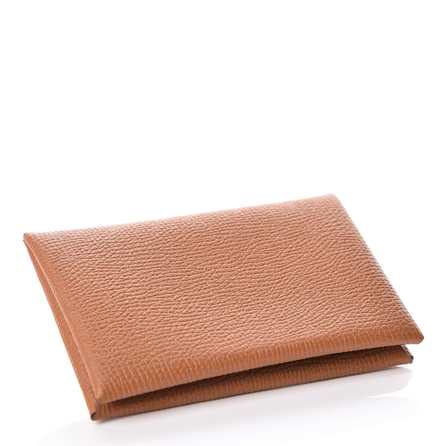 Hermes Epsom Calvi Card Case Gold 4 of 7