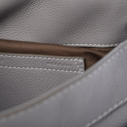 Chloe Calfskin Medium Marcie Round Crossbody Bag Cashmere Grey 7 of 7