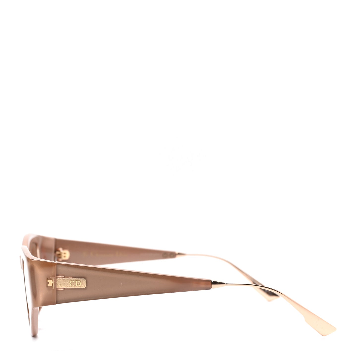 Acetate CatStyleDior1 Mirror Sunglasses Pink Gold