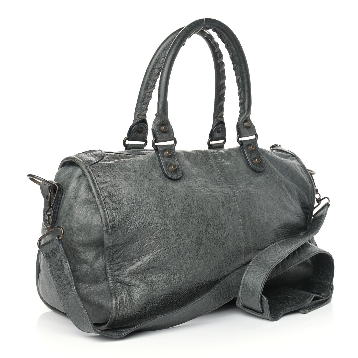 Balenciaga Agneau Classic Hardware Maxi Twiggy Anthracite 3 of 9