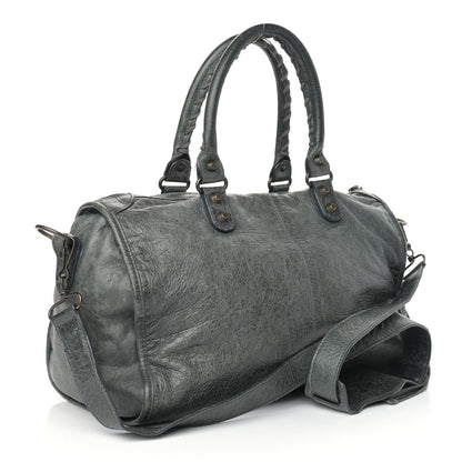 Balenciaga Agneau Classic Hardware Maxi Twiggy Anthracite 3 of 9
