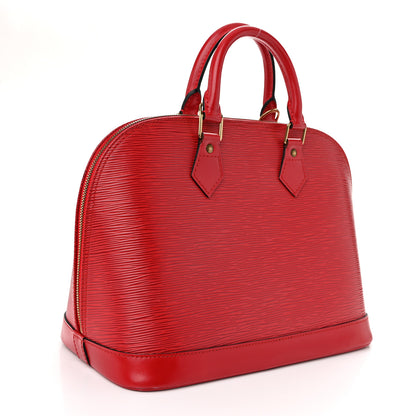 Louis Vuitton Epi Alma PM Castillan Red 3 of 10