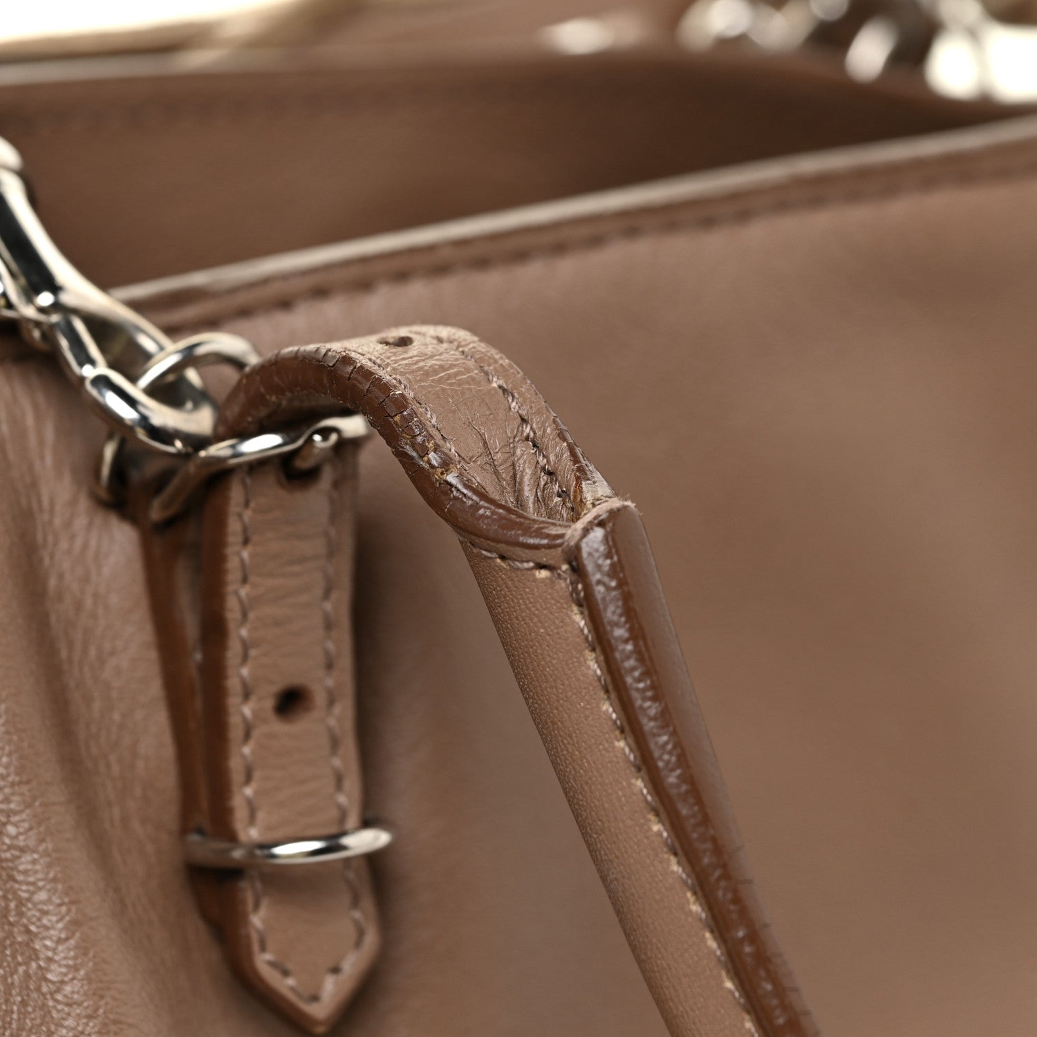Balenciaga Veau Papier A6 Zip Around Tote Castagna 24 of 24