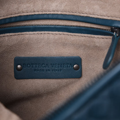 Bottega Veneta Nappa Intrecciato Nodini Bag Petrol Blue 8 of 11