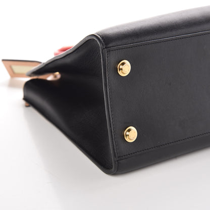 Louis Vuitton Calfskin City Steamer MM Black Creme Bourgogne 16 of 20