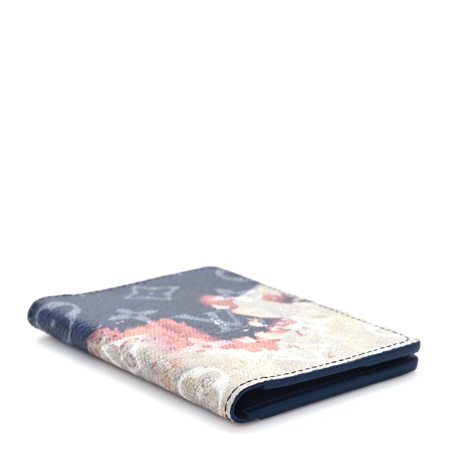 Monogram Bleach Pocket Organizer Ink Blue